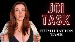 JOI Humiliation Task - Jerk Off Instructions Degradation Orgasm Control Mind Fuck Captivate Chastity Gooner Gooning Jerk Off Instruction Big Tits