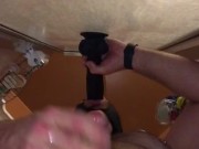 Making the most out of my ensuite Neo-Angle Shower, new shower chair, & a couple of BBC Dildos.