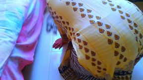 Indian Muslim Bhabhi Gets Stuck Under the Bed While Cleaning the House