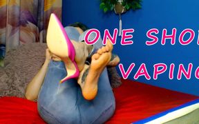 Lady Angela One Shoe Vaping