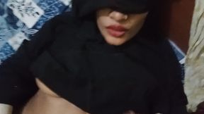My burqa Muslim girlfriend is so hot that you will wash your water when you see it! The most powerful video ever