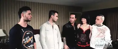 Aurelie Matte gets a titty fuck during her casting audition
