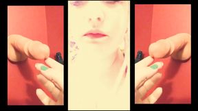 Your Girlfriend Caught You Looking at Porn so She Spits on You and Slaps Your Bonner Down No Talking