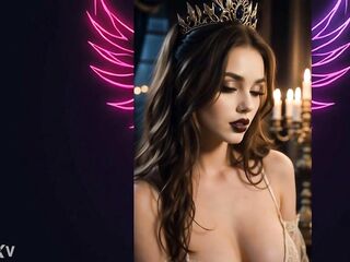 Elegant AI Princess with Sensual Movements