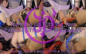 Jasmine_dlight &amp; Peggy Deville &amp; Bambi Brat - Warming up with Some Big Toys Extreme Anal Depth Training