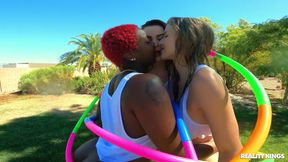 We Live Together - Slip Slidy Triple Wet Pussy Pleasures 1 - Octavia Red