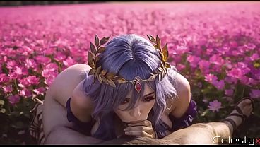 Cyrene from Honkai really loves to be submissive_ as a sex slave, she'_s one of the best at giving blowjobs[AI]