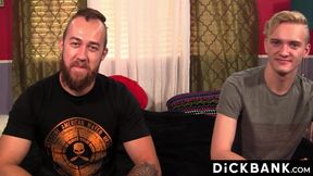 Blond Twink Oliver Tucker Worships John Powers Muscles And Cock