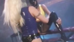 ”Latex suit big titted babes hardcore snatch fingering & rimming”