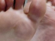 My Sweaty Bare Boy Feet - Crossdressing Twink