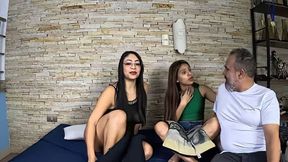 Bianca Dantas en la cama con Maya Hyuga - Duro