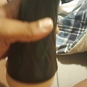 Masturbating with my anal Fleshlight