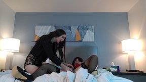 ts bailey wilde locks crossdresser in chastity