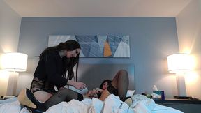 ts bailey wilde locks crossdresser in chastity