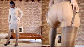 NYLON SELF ENCASEMENT LAYERED TEASE