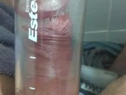 Bombeando mi pija / pumping my cock