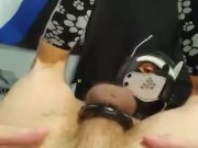 Cummy hole ballooned open