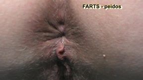 gap fetish - asshole close up winking farting