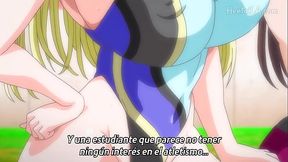 Entrenador se coge a sus 2 estufiantes con grandes tetas hentais