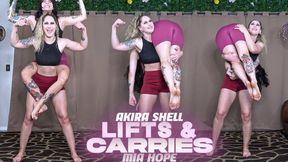 Akira Shell Lifts & Carries Mia Hope 4k