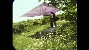 Vintage Euro GF gives best blowjob to international stud