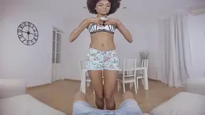 Virtual Reality POV of newlywed wife with Brazilian beauty Luna Corazon