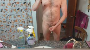 Getting ready for the shower