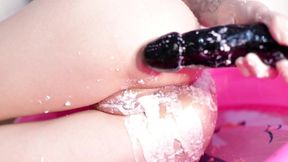 dirty messy creampie & pee