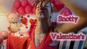 Blowing Nose Sneezing and Snotty on Valentine's 2