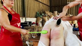 Dominatrix mistress April - just medical experiments from the milking barn