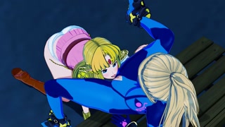 Zelda and Samus Eat Each Other Out