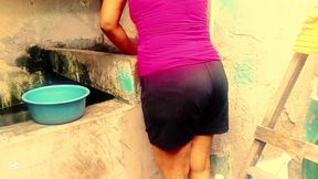 I Find a Bhahibi Maid Doing Laundry While My Wife Is in the Bedroom