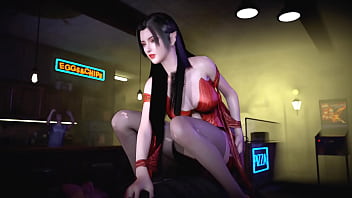 3D hot Asian mature milf wearing sexy lingerie cheating with big dick stranger