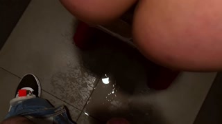 Sex with My Gorgeous Stepmom in the Men's Toilet During a Party Dada Deville
