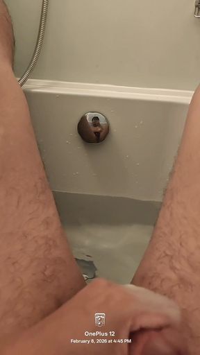 Solo Cruise Ship Cabin Bathroom Masturbation - Throbbing Penis &amp; Slippery Bathtub Wanking 2