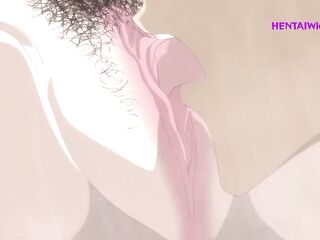 1st Time in the Chicks's Washroom: Hirsute Snatch Touch in the Public Steam Room - Comics Manga(ENG Sub)