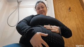 Gaining Together: BBW and BHM Touching Each Our Bellies (MP4 HD)