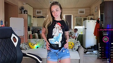 STEPBROTHER SPANKING MY ASS WHILE PLAYING VIDEOGAMES - MISSS_VIKKI