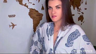 Stepson surprised by messy cum from stepmom's big natural tits
