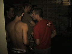 There's hot amateur action going on in the dorms with a horny group of gays