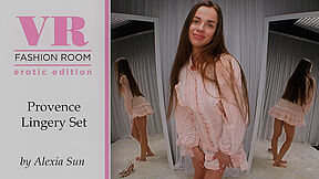 Try On Provence Lingery Set With Alexia Sun