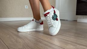 My Sneakers Perform and Whisper Happy Birthday by Tapping