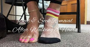 Boot & Sock Removal After Working 8 Hours