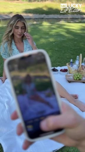 Picnic In Paradise With Busty Blondie Tru Kait