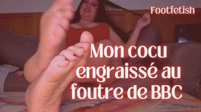 Cocu engraissé au foutre de BBC
