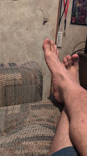 Dirty feet in your face