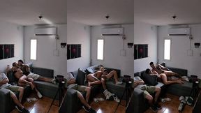 fucking my best friend s girlfriend on the couch next to him