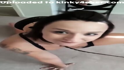 Subwife Sucks Cock On Her Fours  Kinky4Ever