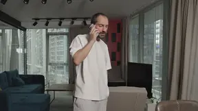 Stepdad spies on us and double-fucks my GF and me in the ass, cumming in