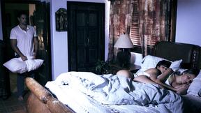 ”Horny step dad fucks lesbian stepdaughters pawg Latin teen Girlfriend”